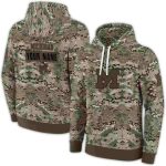 Personalized Michigan Wolverines Military Style All Over Print Hoodie