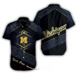 Personalized Michigan Wolverines Uniform Hawaiian Shirt
