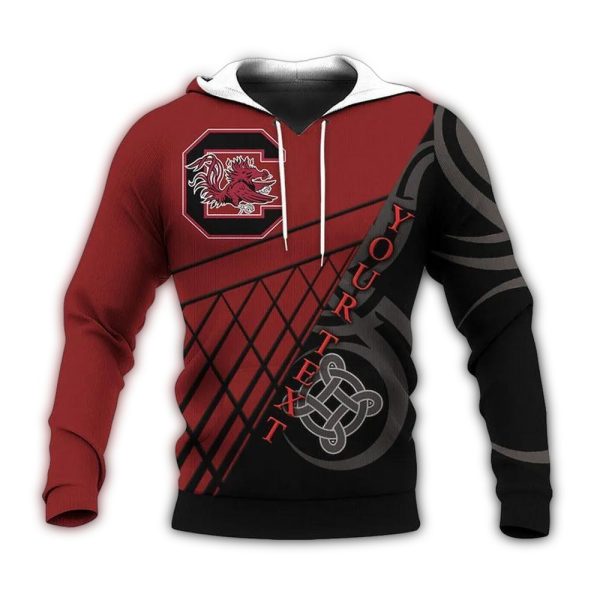 Personalized Ncaa South Carolina Gamecocks Celtic Knot 3D Hoodie 1
