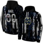 Personalized Notre Dame Fighting Irish Distressed Flag All Over Print Hoodie