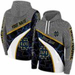 Personalized Notre Dame Fighting Irish Hexagonal Mesh All Over Print Hoodie