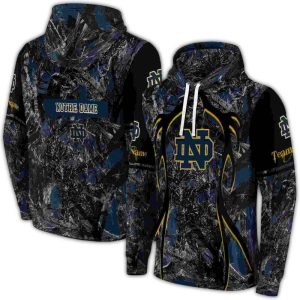 Personalized Notre Dame Fighting Irish Hunting Theme All Over Print Hoodie