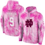 Personalized Notre Dame Fighting Irish Irish Cancer Support Pink All Over Print Hoodie