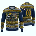 Personalized Notre Dame Fighting Irish Logo Team Football Christmas Ugly Sweater