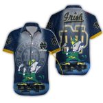 Personalized Notre Dame Fighting Irish Mascot Hawaiian Shirt