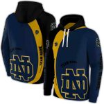 Personalized Notre Dame Fighting Irish Minimalist All Over Print Hoodie