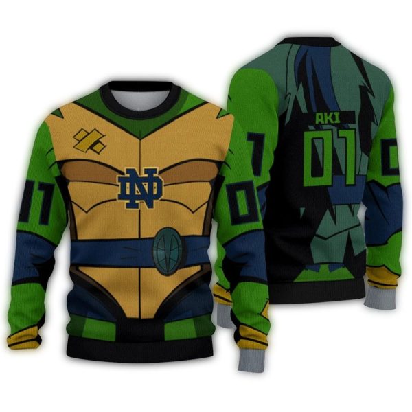 Personalized-Notre-Dame-Fighting-Irish-Ninja-Turtle-Ugly-Sweater-1 Personalized Notre Dame Fighting Irish Ninja Turtle Ugly Sweater 1