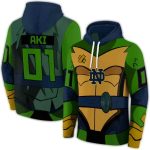 Personalized Notre Dame Fighting Irish Superhero Armor All Over Print Hoodie