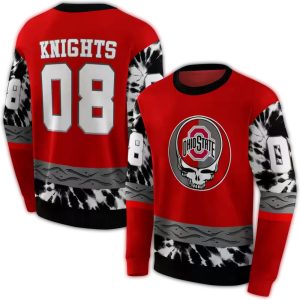 Personalized Ohio State Buckeyes Grateful Dead Vibes All-over Print Sweatshirt