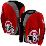 Personalized Ohio State Buckeyes Minimalist All-over Print Sweatshirt
