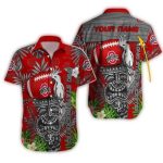Personalized Ohio State Buckeyes Parrot And Tiki Hawaiian Shirt