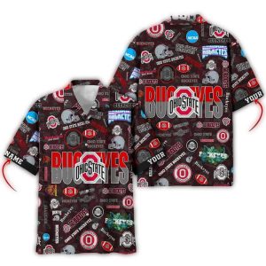 Personalized Ohio State Buckeyes Solgan Go Buckeyes True Fan Spirit Hawaiian Shirt