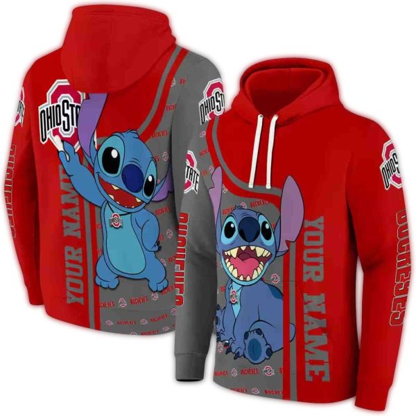 Personalized-Ohio-State-Buckeyes-Stitch-AOP-Hoodie-1 Personalized Ohio State Buckeyes Stitch AOP Hoodie 1