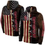 Personalized Oklahoma Sooners American Pride All-over Print Hoodie