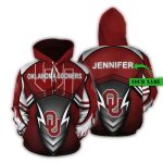 Personalized Oklahoma Sooners Armor All-over Print Hoodie