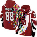 Personalized Oklahoma Sooners Puzzle Pieces All-over Print Hoodie