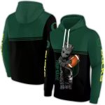 Personalized Oregon Ducks Baby Groot All-Over Print Hoodie