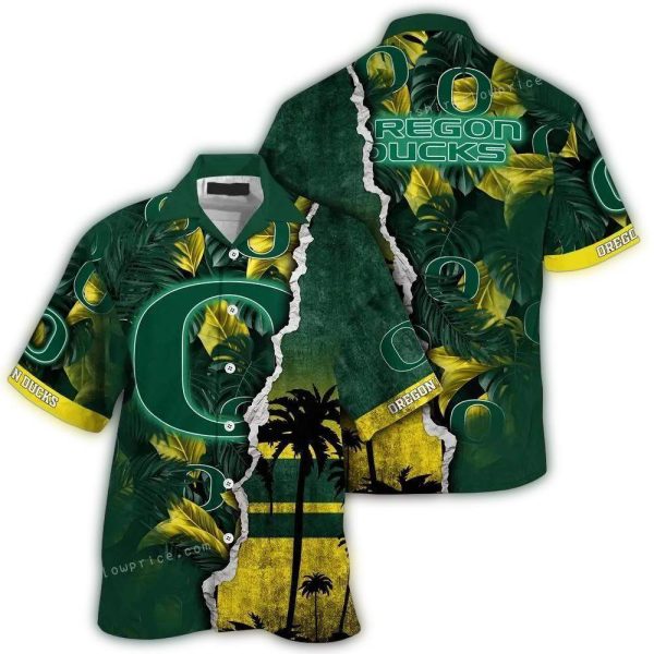 Personalized-Oregon-Ducks-Floral-Leafs-Scratch-Hawaiian-Shirt-1 Personalized Oregon Ducks Floral Leafs Scratch Hawaiian Shirt 1