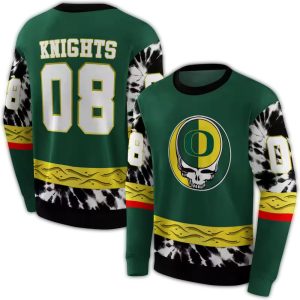 Personalized Oregon Ducks Grateful Vibes All-Over Print Sweatshirt