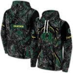 Personalized Oregon Ducks Hunting Theme All-Over Print Hoodie