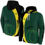 Personalized Oregon Ducks Minimalist All-Over Print Hoodie
