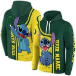 Personalized Oregon Ducks Stitch All-Over Print Hoodie