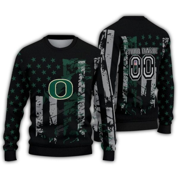 Personalized-Oregon-Ducks-Vintage-USA-Flag-Ugly-Sweater-1 Personalized Oregon Ducks Vintage USA Flag Ugly Sweater 1