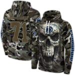 Personalized Penn State Nittany Lions Camo Skull All-over Print Hoodie
