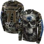 Personalized Penn State Nittany Lions Camo Skull All-Over Print Sweatshirt