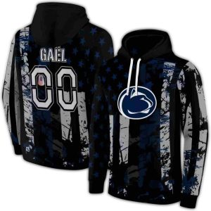 Personalized Penn State Nittany Lions Distressed Flag All-over Print Hoodie