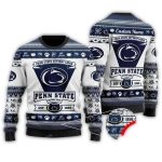 Personalized Penn State Nittany Lions Football Team Logo Ugly Sweater