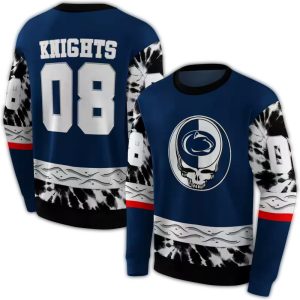 Personalized Penn State Nittany Lions Grateful Vibes All-Over Print Sweatshirt