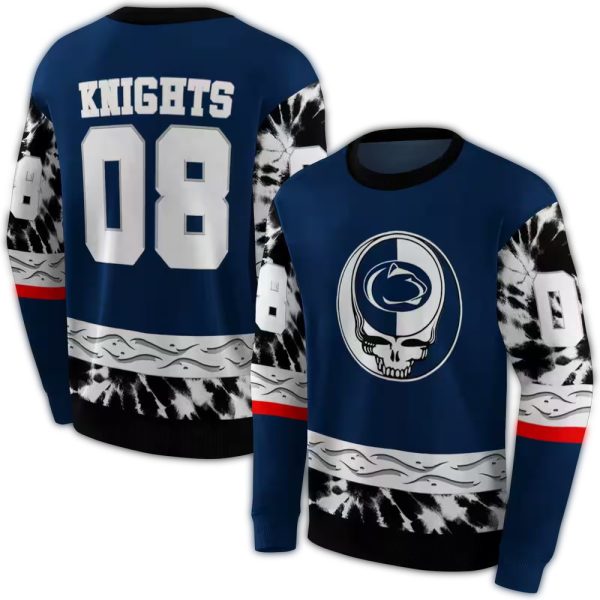 Personalized Penn State Nittany Lions Grateful Vibes AOP Sweatshirt 1