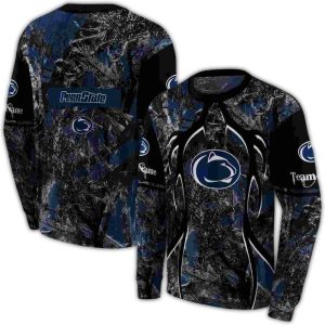 Personalized Penn State Nittany Lions Hunting Theme All-Over Print Sweatshirt