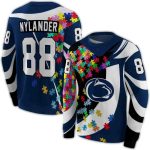 Personalized Penn State Nittany Lions Puzzle Pieces All-Over Print Sweatshirt