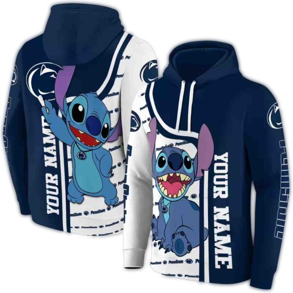 Personalized Penn State Nittany Lions Stitch AOP Hoodie 1