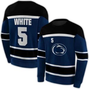 Personalized Penn State Nittany Lions Striped Pattern All-Over Print Sweatshirt