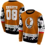 Personalized Texas Longhorns Grateful Vibes All Over Print Sweatshirt