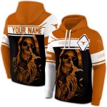 Personalized Texas Longhorns Grim Reaper All Over Print Hoodie