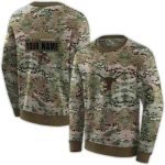 Personalized Texas Longhorns Military Style All Over Print Sweatshirt