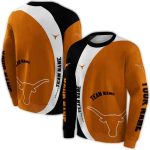 Personalized Texas Longhorns Minimalist All Over Print Sweatshirt
