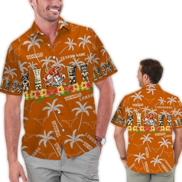 Personalized-Texas-Longhorns-Tiki-Floral-Hawaiian-Shirt-1 Personalized Texas Longhorns Tiki Floral Hawaiian Shirt 1