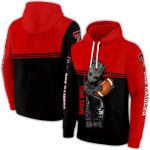Personalized Texas Tech Red Raiders Baby Groot All-Over Print Hoodie