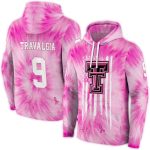 Personalized Texas Tech Red Raiders Cancer Support Pink All-Over Print Hoodie