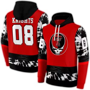 Personalized Texas Tech Red Raiders Grateful Vibes All-Over Print Hoodie