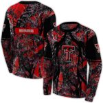 Personalized Texas Tech Red Raiders Hunting Theme All-Over Print Sweatshirt