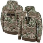 Personalized Texas Tech Red Raiders Military Style All-Over Print Hoodie