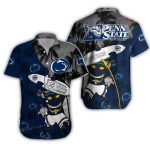 Personalized Tiki Surf Beach With Penn State Nittany Lions Hawaiian Shirt