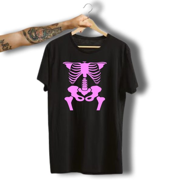 Pink Skeleton Ribcage Halloween Special T Shirt 1 t shirt 1