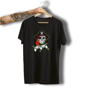 Pirate Skeleton Halloween Gamer Controllers Skull Hat T-Shirt